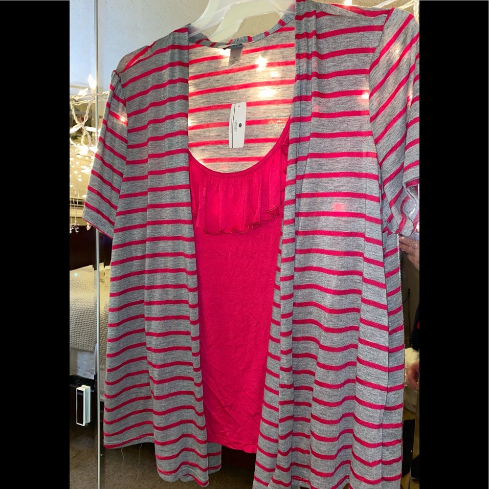 One piece layered top